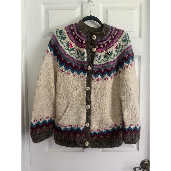 Handmade Sweater Cardigan - Picture 1 of 3